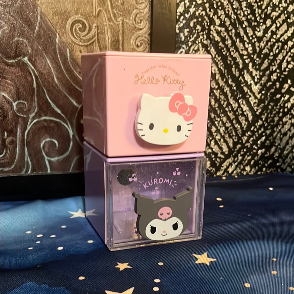 Hello Kitty and Kuromi Stackable Storage Boxes